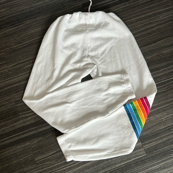 Aviator Nation Rainbow Stitch Sweatpants - Picture 6 of 7
